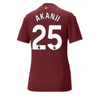 Camisa de time de futebol Manchester City Manuel Akanji #25 Replicas 3º Equipamento Feminina 2024-25 Manga Curta